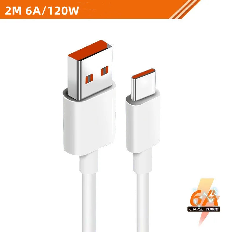 120W USB-C Ultra Fast Charging Cable - 6A