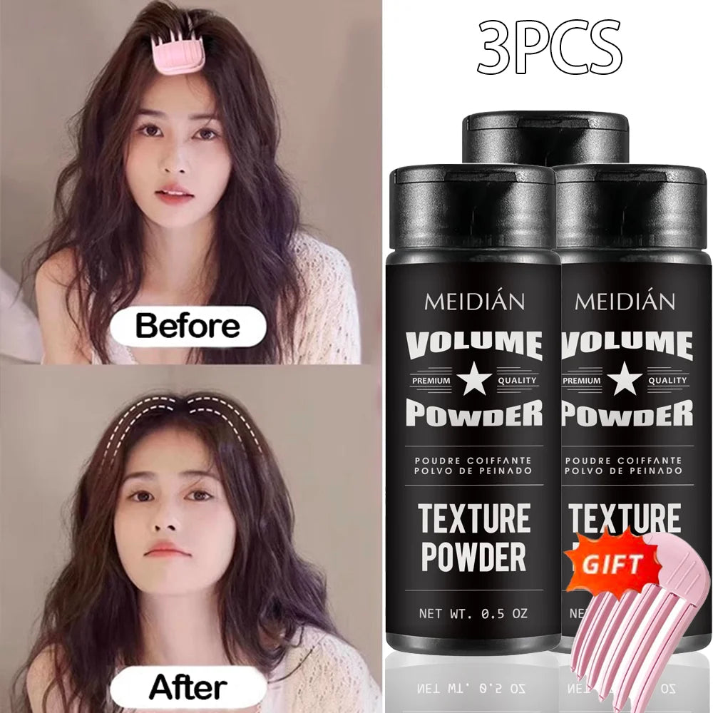 Volumizing Hair Styling Powder - Long-Lasting Hold & Oil Control