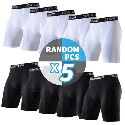 Men's Performance Boxer Shorts - 5-Pack Athletic Underwear