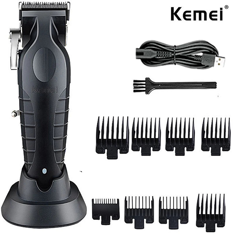 Professional Hair Clipper Kit - Electric Trimmer for Men