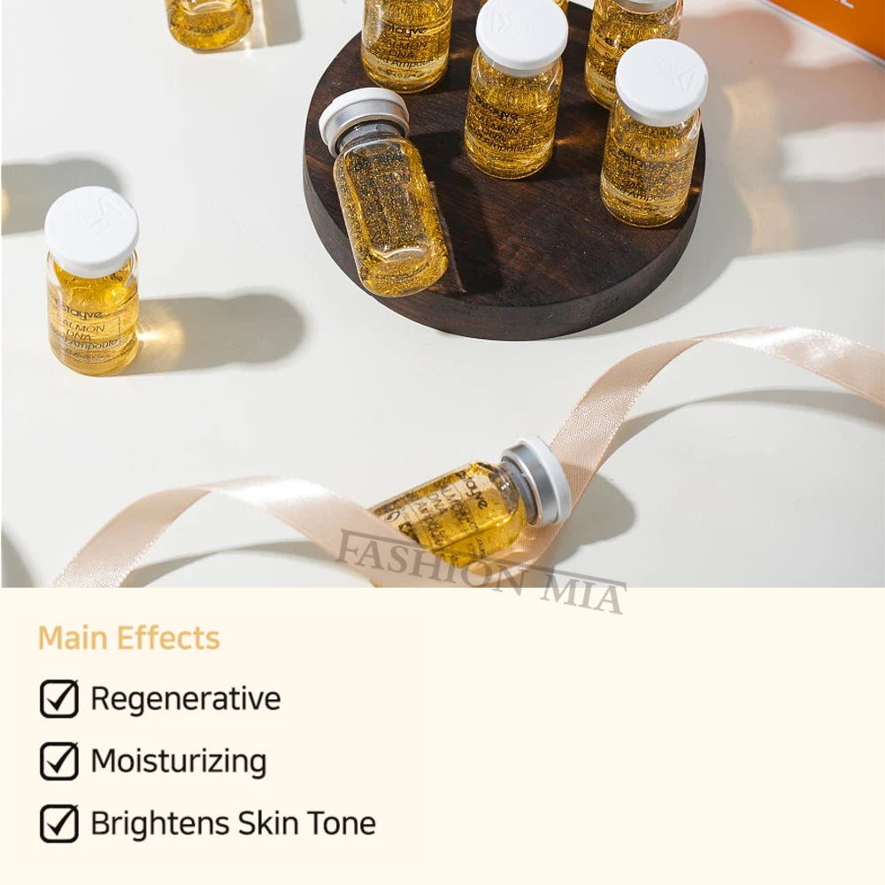 Salmon DNA Gold Ampoule Serum - Brightening & Anti-Aging Face Serum