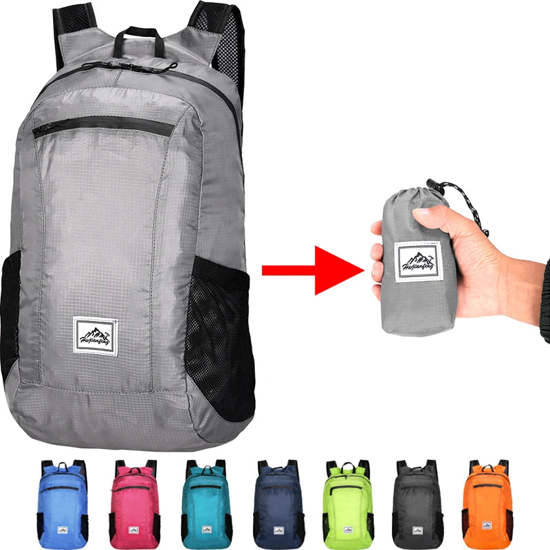 18L Ultralight Foldable Backpack - Packable Travel Daypack