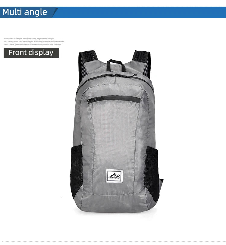18L Ultralight Foldable Backpack - Packable Travel Daypack