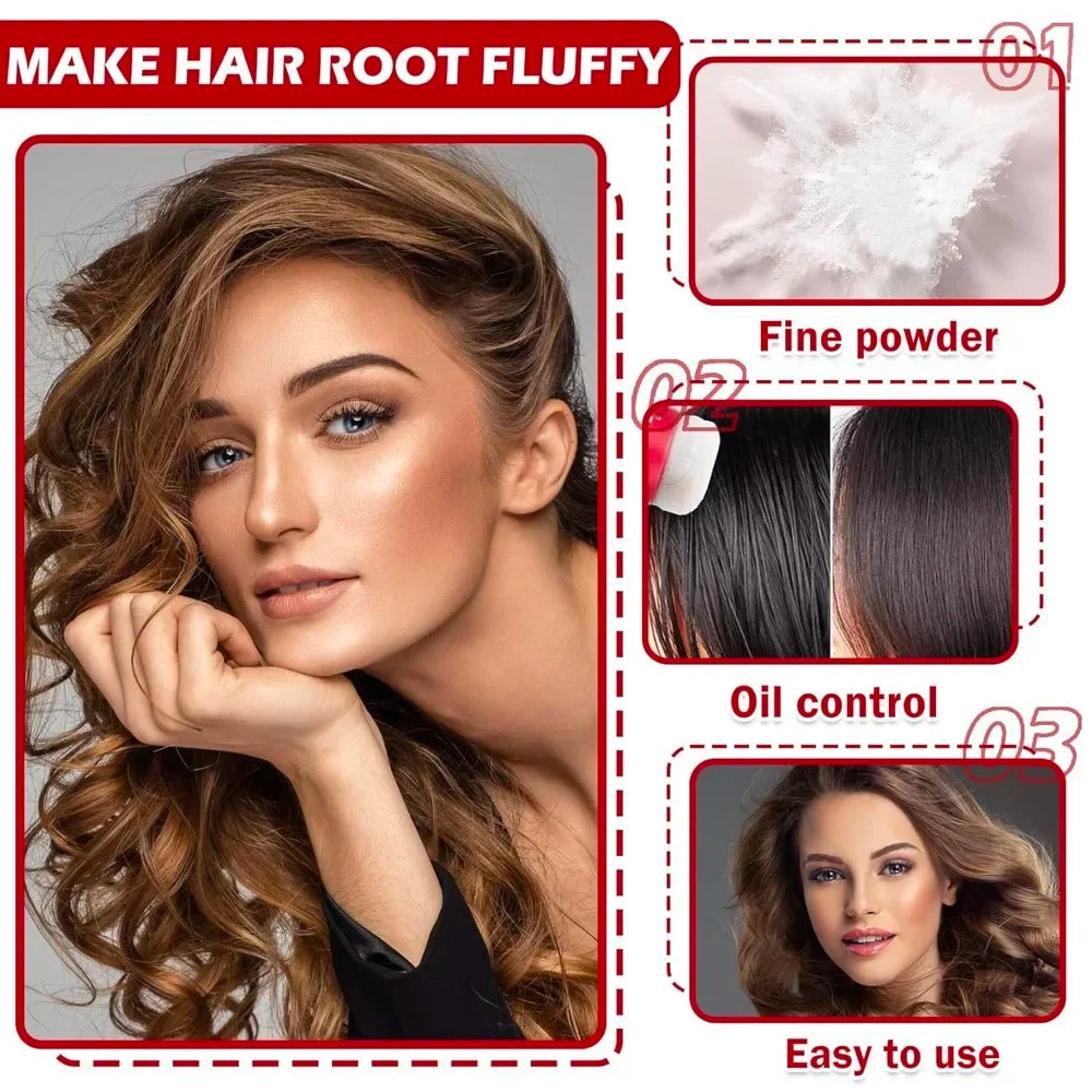 Volumizing Hair Styling Powder - Long-Lasting Hold & Oil Control