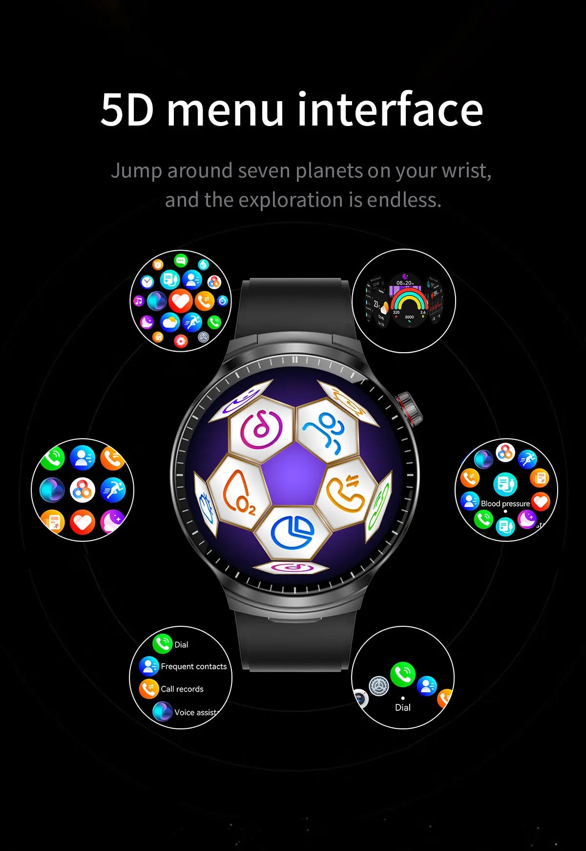 2-in-1 Smart Watch with Wireless Earbuds - Bluetooth Call & Health Monitor