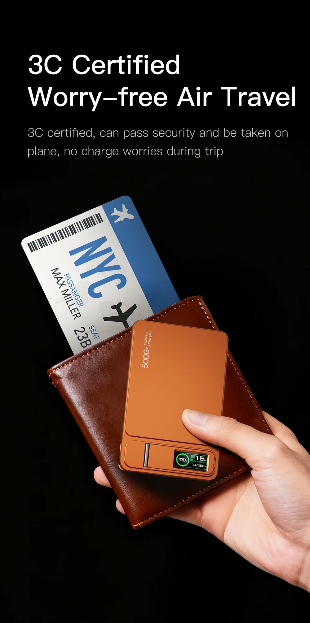 MagSafe Power Bank 10000mAh - Wireless Fast Charging for iPhone