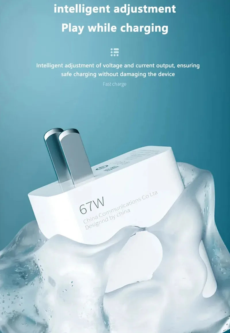 67W USB-C Super Fast Charger with Cable