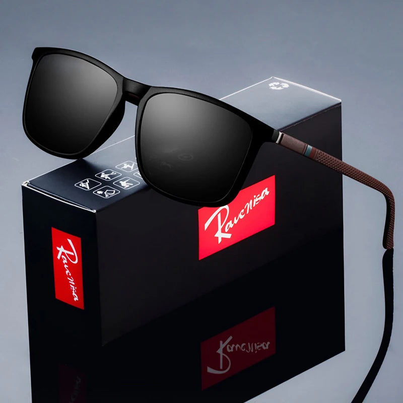 Polarized Square Sunglasses - UV400 Protection Driving Eyewear