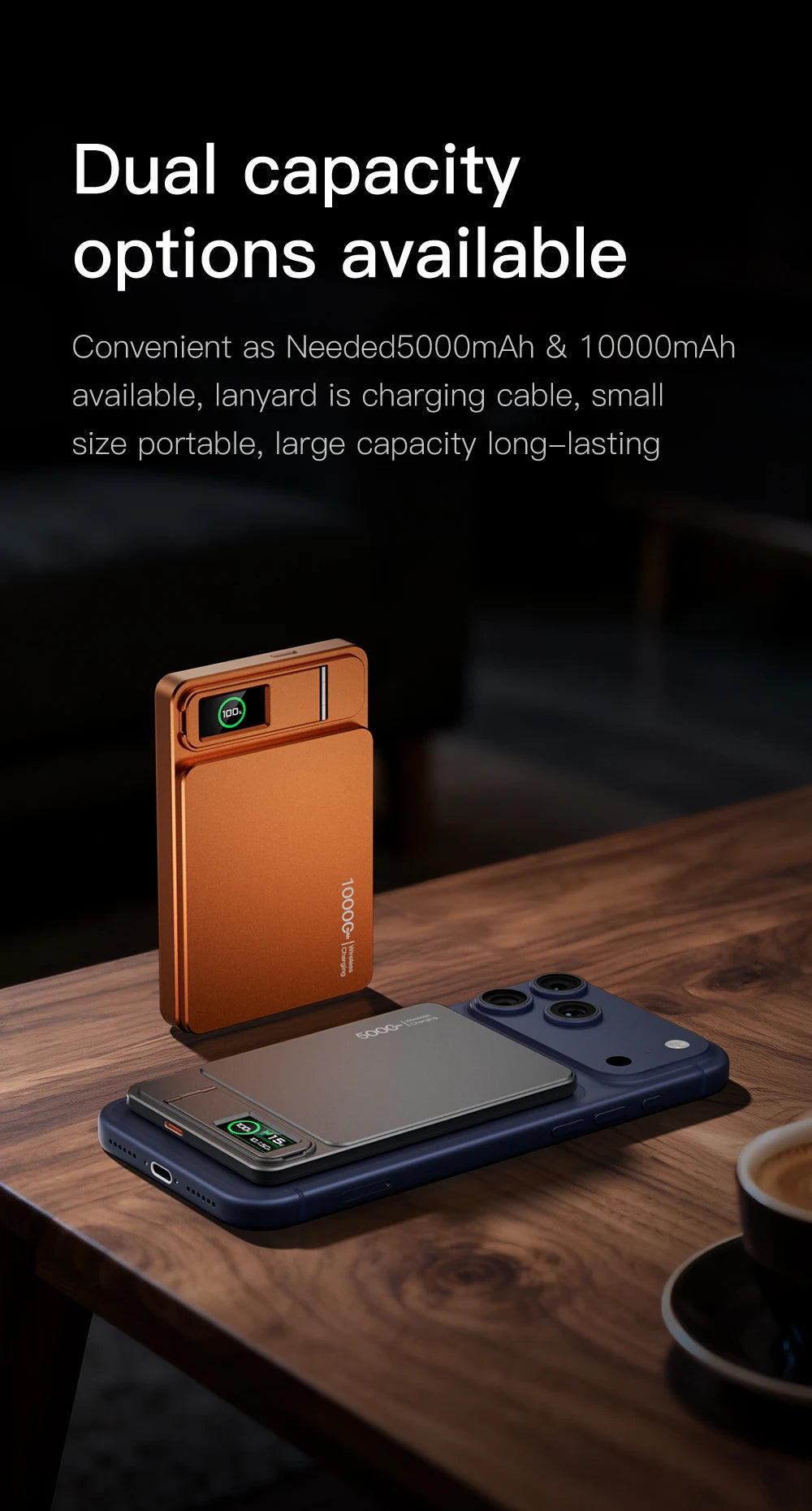 MagSafe Power Bank 10000mAh - Wireless Fast Charging for iPhone