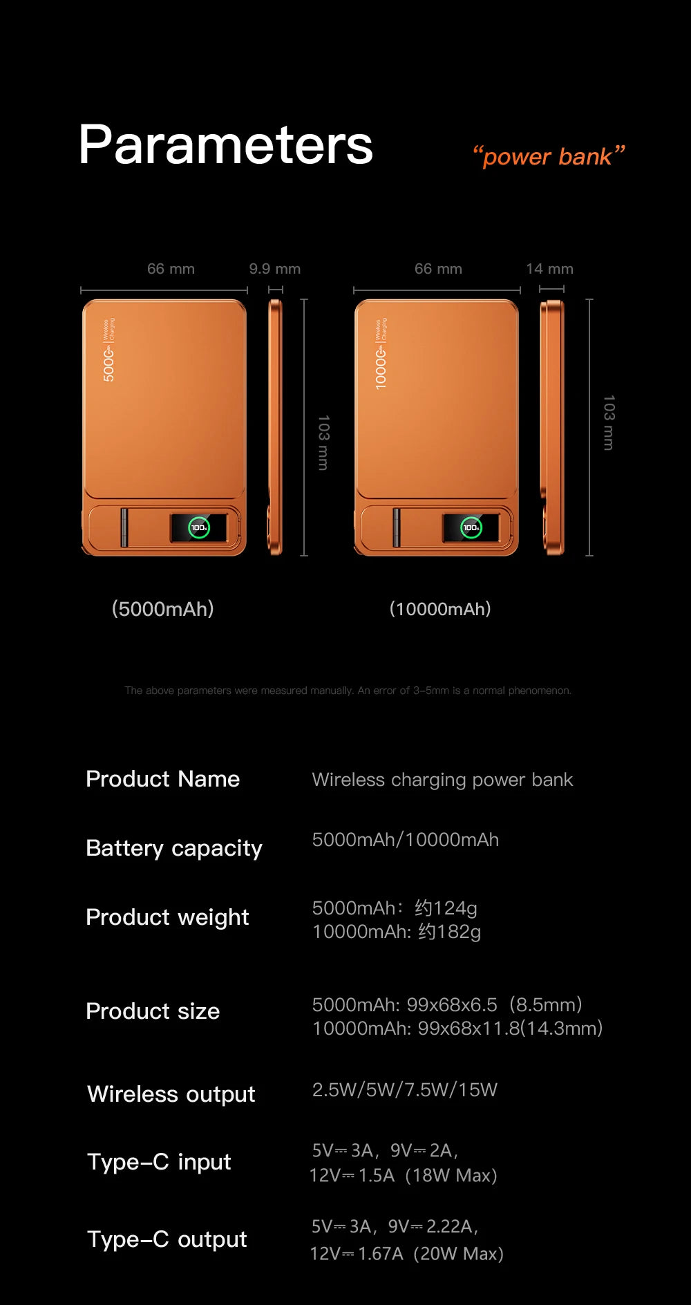 MagSafe Power Bank 10000mAh - Wireless Fast Charging for iPhone