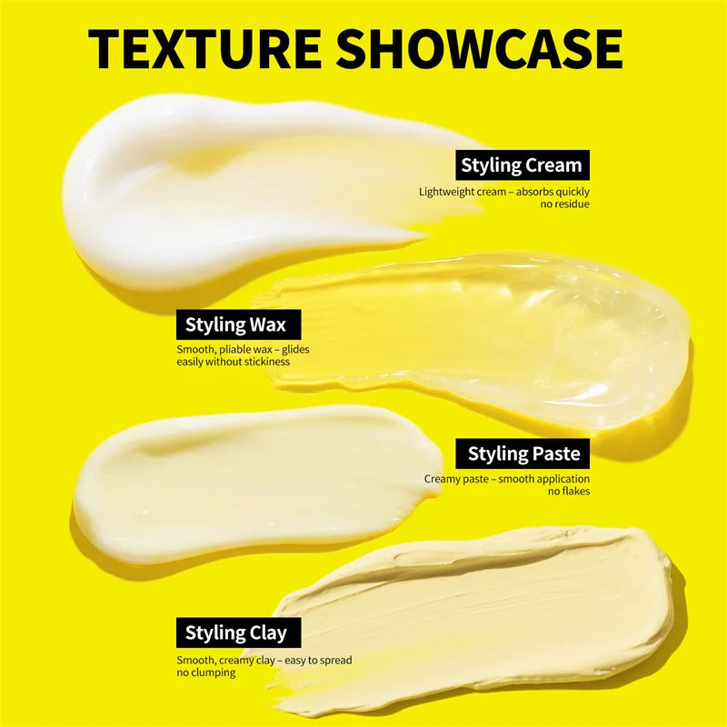 Professional Hair Clay - Strong Hold Styling Wax for Men