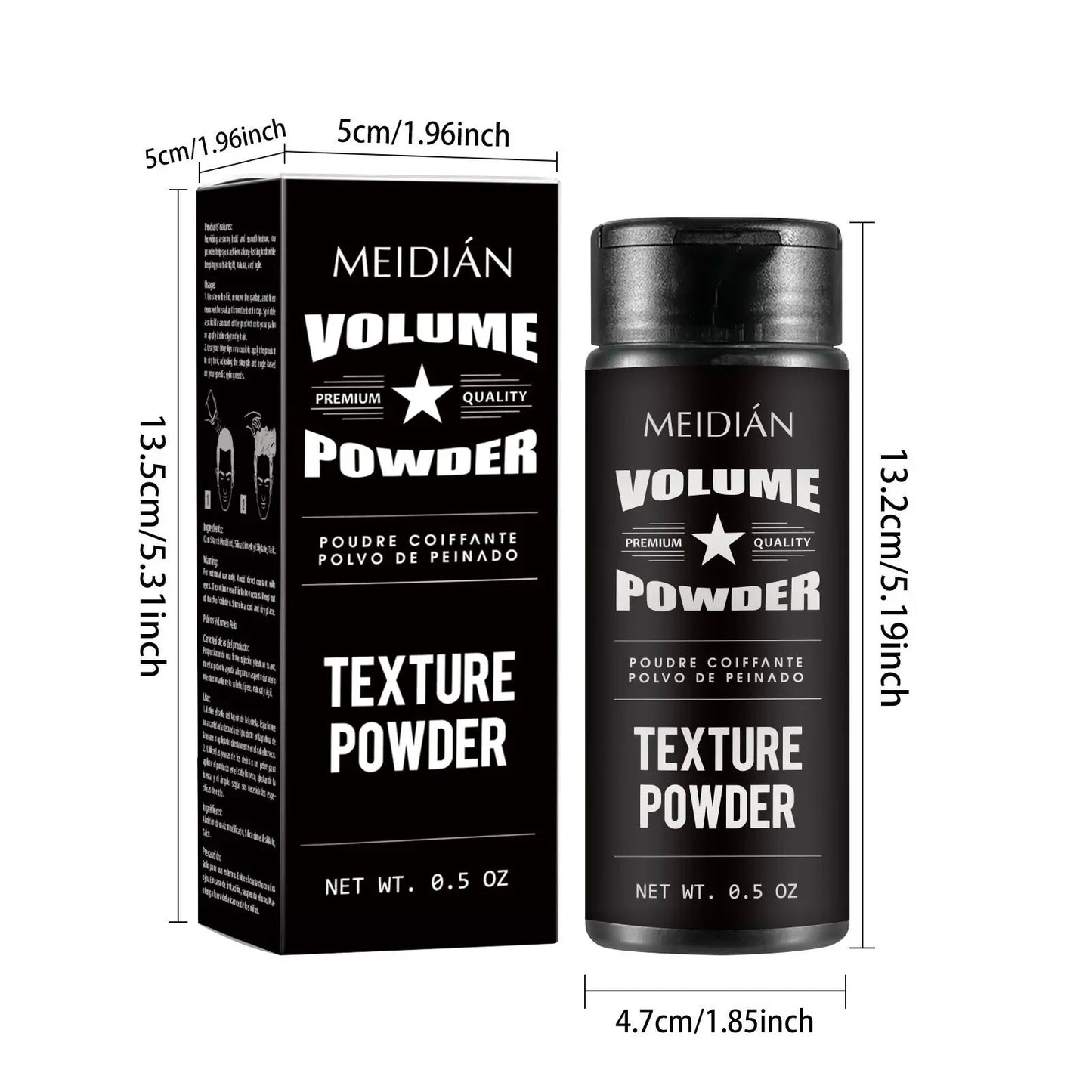 Volumizing Hair Styling Powder - Long-Lasting Hold & Oil Control