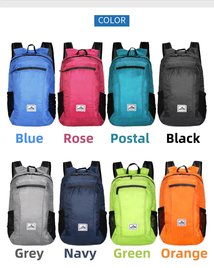 18L Ultralight Foldable Backpack - Packable Travel Daypack