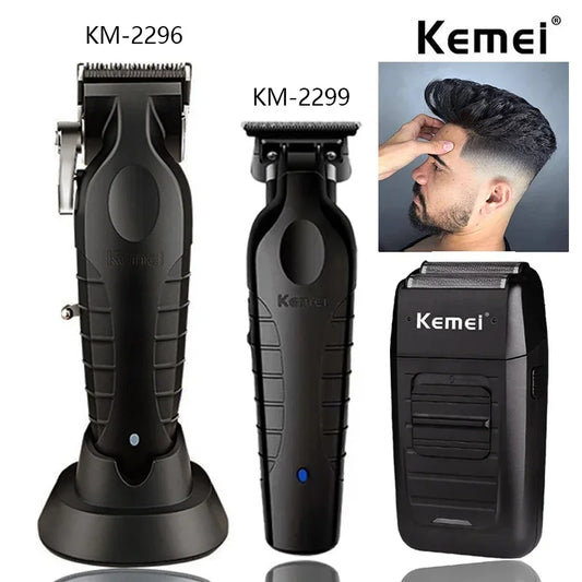 Professional Hair Clipper Kit - Electric Trimmer for Men