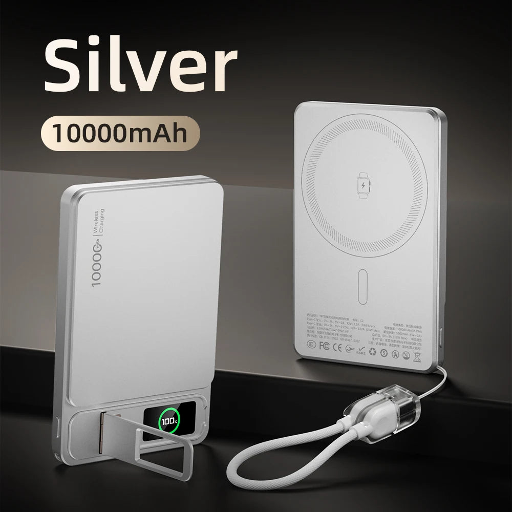 MagSafe Power Bank 10000mAh - Wireless Fast Charging for iPhone