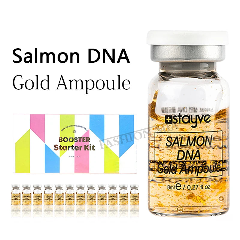 Salmon DNA Gold Ampoule Serum - Brightening & Anti-Aging Face Serum
