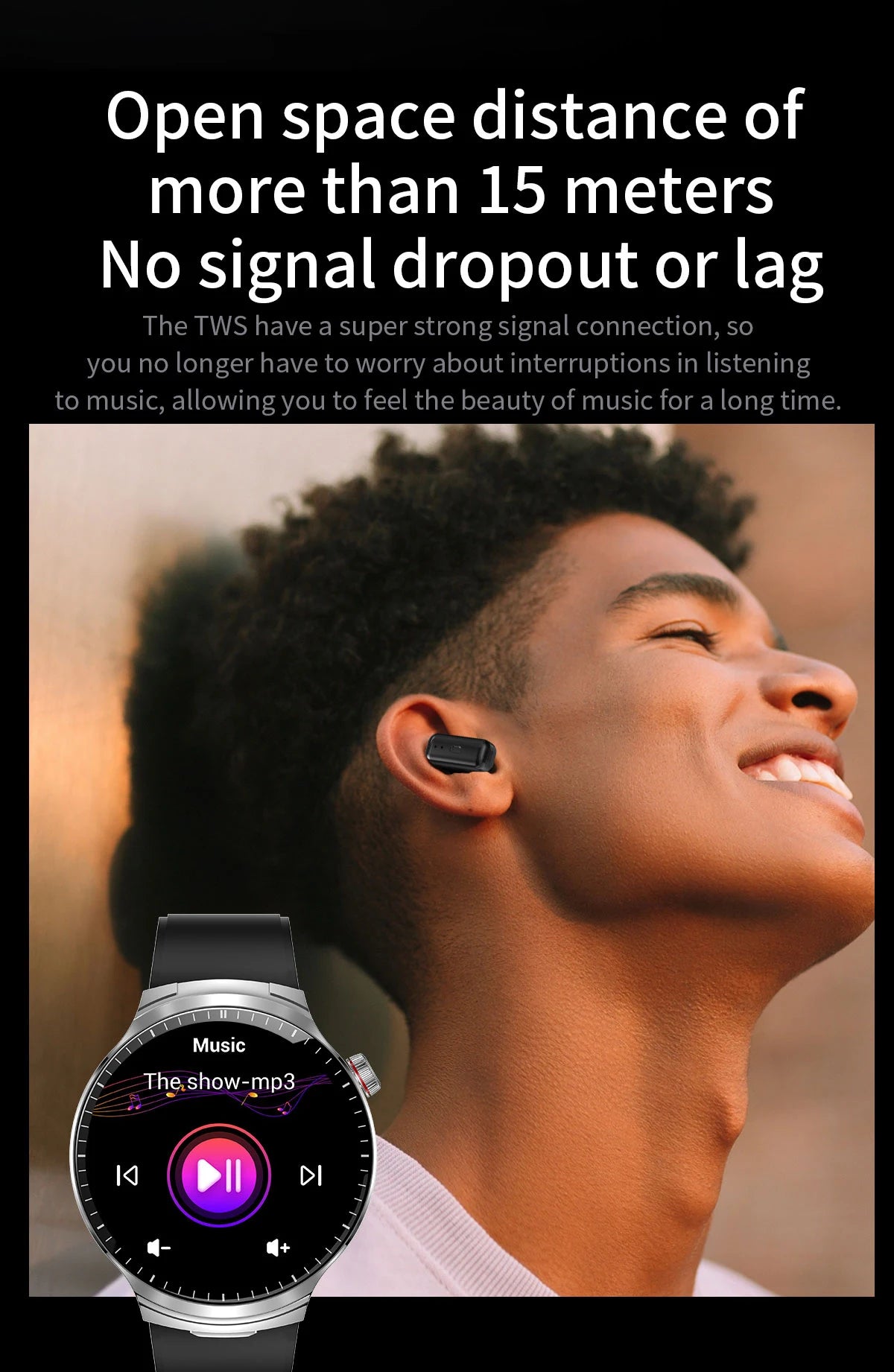 2-in-1 Smart Watch with Wireless Earbuds - Bluetooth Call & Health Monitor