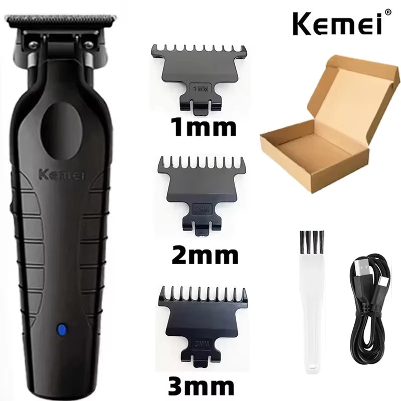 Professional Hair Clipper Kit - Electric Trimmer for Men
