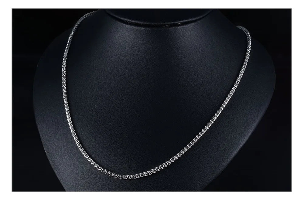 3D Vertical Bar Layered Necklace - Stainless Steel Geometric Pendant