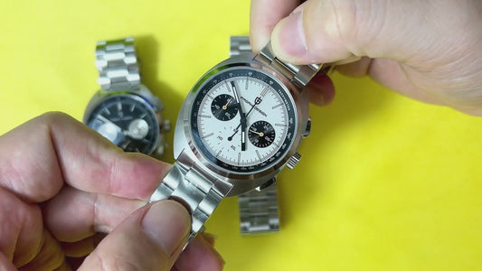 Luxury Chronograph Watch - Sapphire Crystal Quartz Timepiece